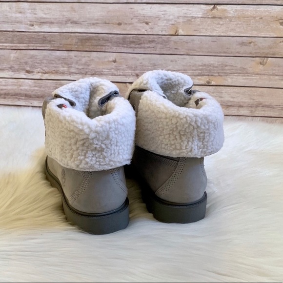 Timberland Linden Woods WP Fleece Fold Down Boots - Picture 8 of 8
